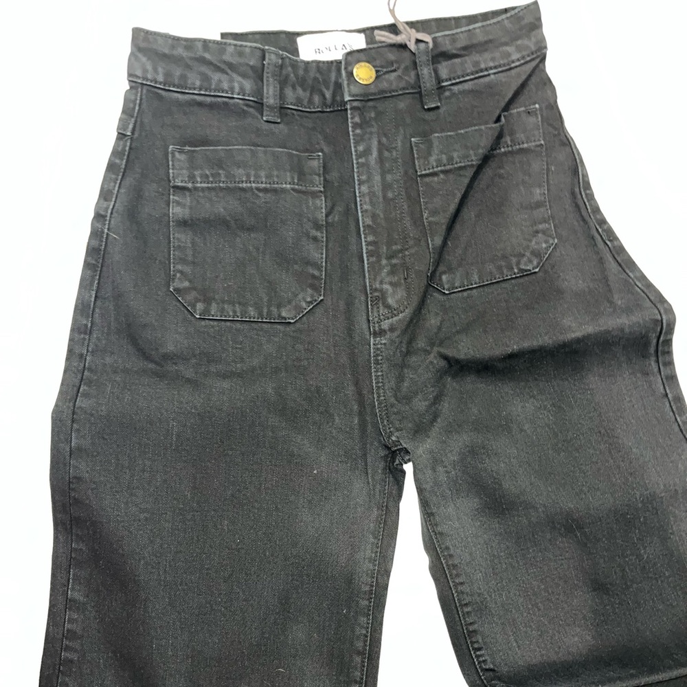 Rollas jet black sailor jeans!